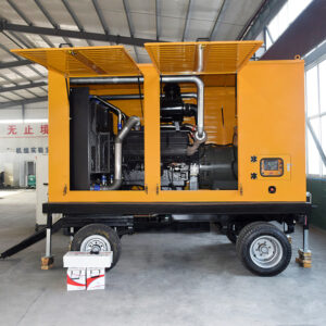 OEM & ODM Yellow Color Mobile Trailer Generator Set