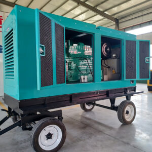 OEM & ODM Green Color Mobile Trailer Generator Set