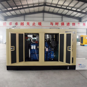 OEM & ODM Cream Color Silent Soundproof Box Generator Set
